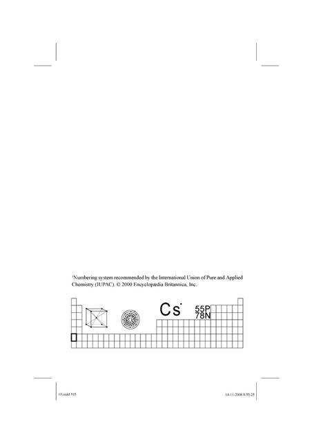 Numbering system recommended by the International Union of Pure and Applied Chemistry, 2008