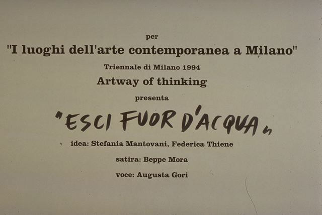 Esci fuor d’acqua, 1994