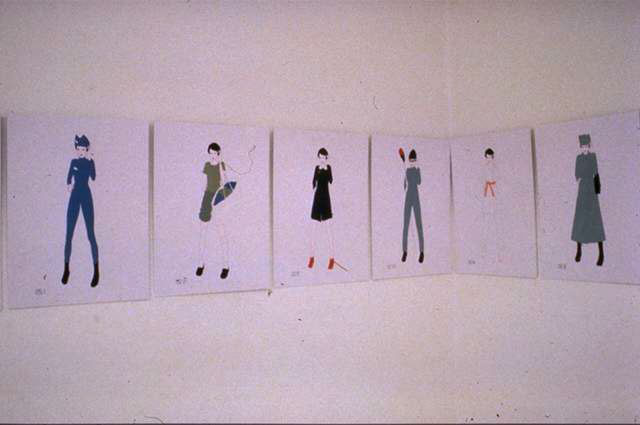 Delfina fregio di disegni, 1996