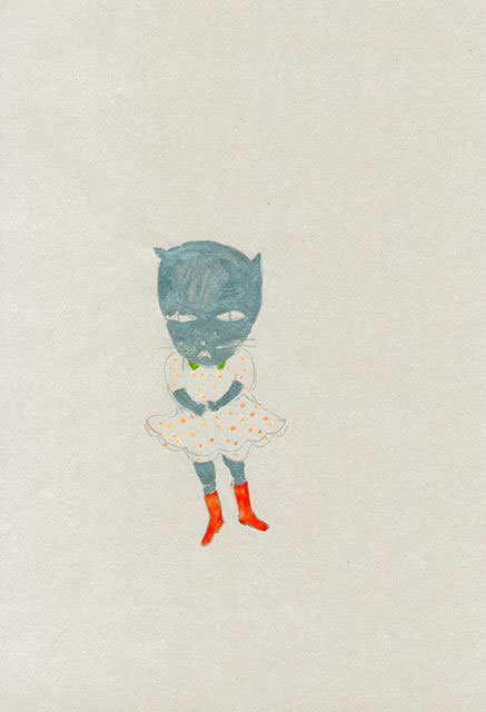 Kitten with red boots, 2001