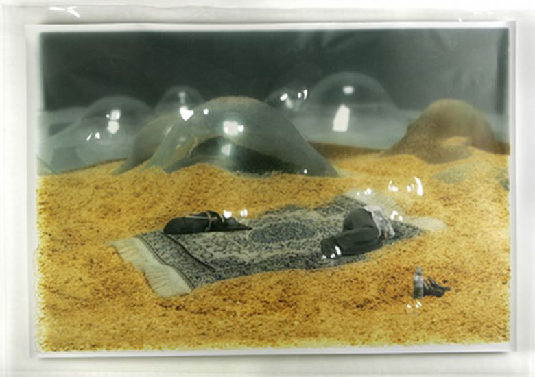 A yellow sospension (currypowderscape), 2005