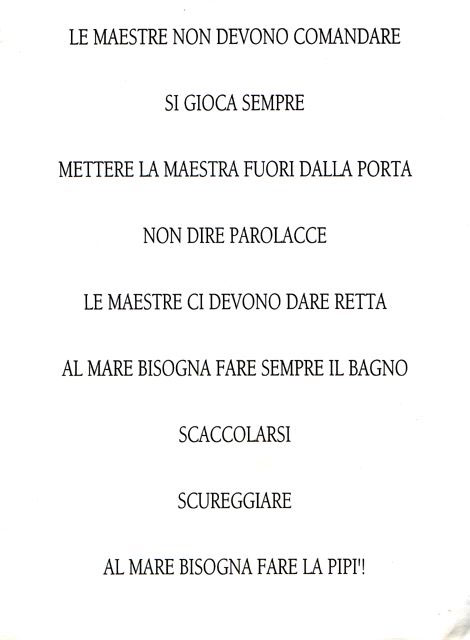 Tavola delle leggi, 1996