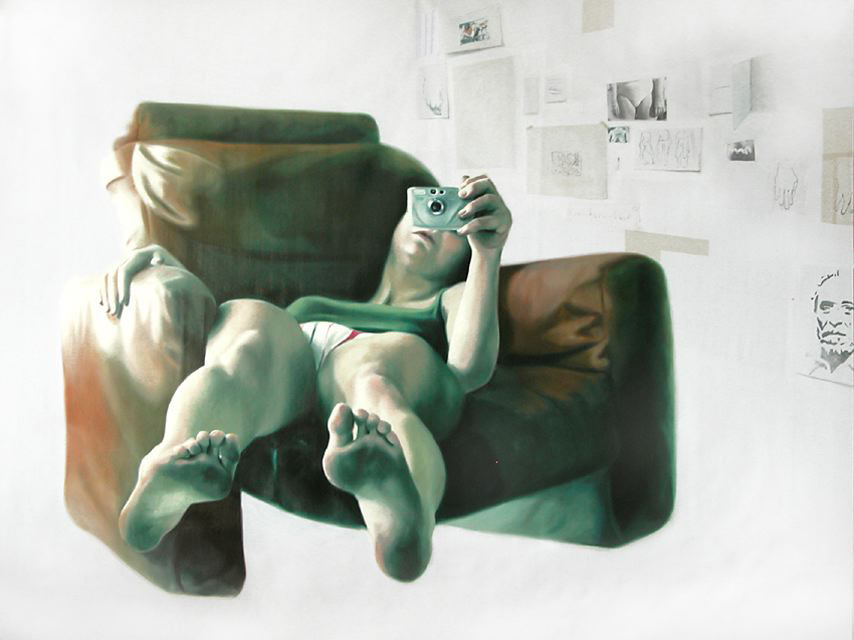 Senza titolo (autoritratto con macchina fotografica), 2004