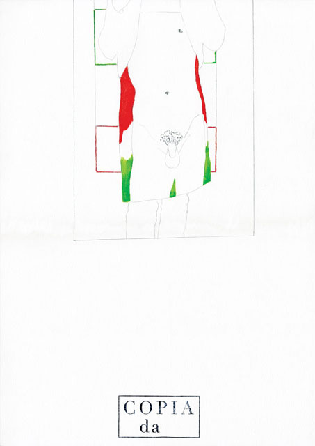 “Copia Da” Self-portrait as a Broken Michelangelo, 2009