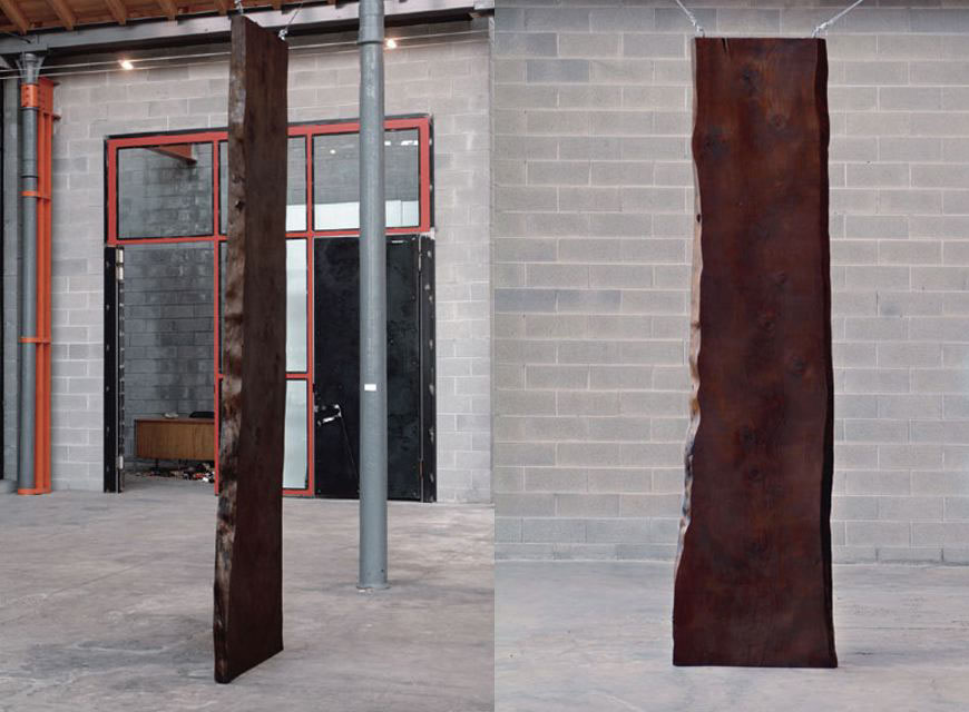 Scultura abitata da tarli che lentamente ne modificheranno la forma, 2004