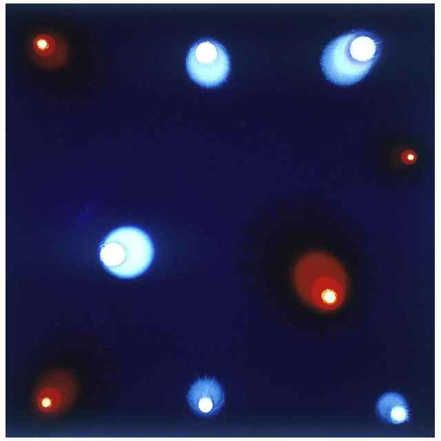 Blue. Orange and White. 2, 1999