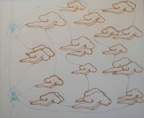 Flow of a binary clouds, 2010