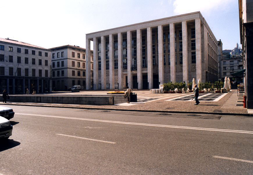 Progetto per Piazza della Libertà, Bergamo, 1999