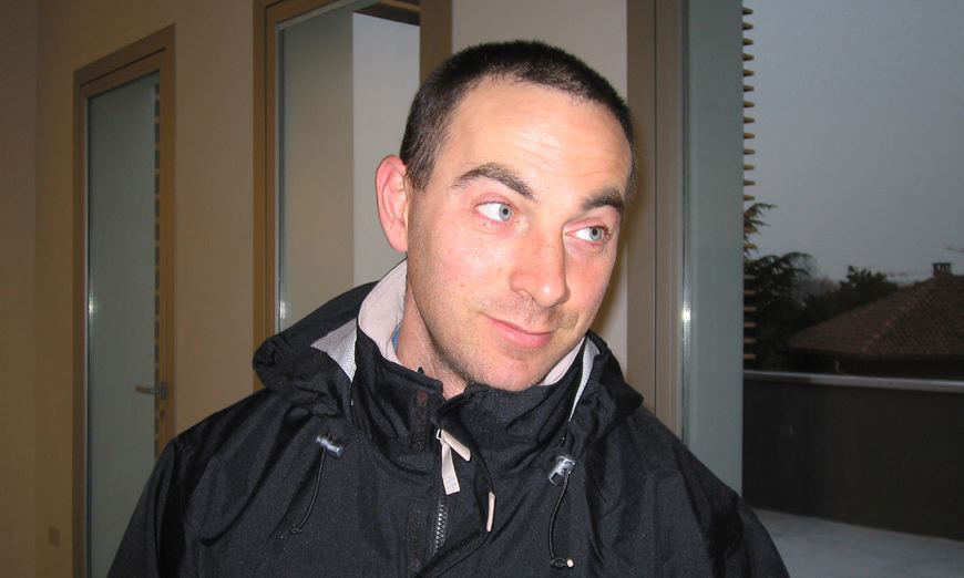 Gianluca Agnino At My Solo Exhibition At Zero, 2004