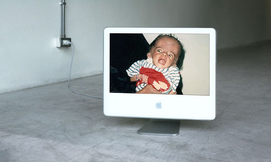 Images Of Extreme Birth Deformities Caused By U.S.A. Depleted Uranium Bombs Shown On Apple iMac G5, 2005