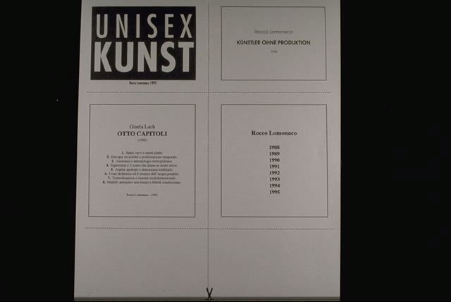 Unisex Kunst, 1995