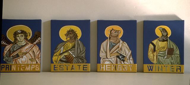 4 evangelisti 4 lingue 4 stagioni 4 quadri, 1989