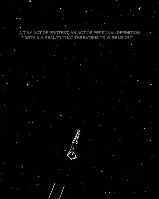 A tiny act of protest, 2008