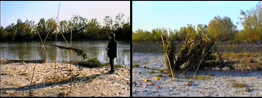 La terra piatta è una dimensione lirica del luogo come se regredire fosse inventare, 1999