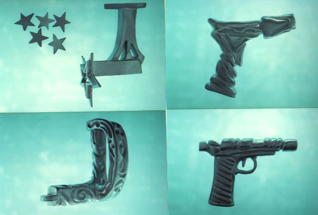 1) Sparastelline
2) A tulipano (1994)
3) Classica gommosa 2 (1994)
4) Con arabeschi (1994), 1994